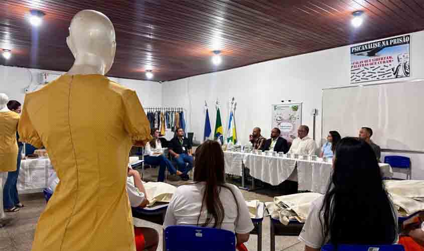 Encerramento do curso de Costura Industrial para internas do regime fechado acontece