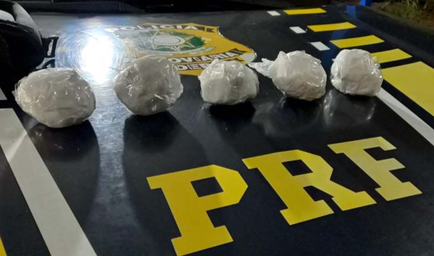 Em Guajará-Mirim/RO, PRF apreende Cocaína
