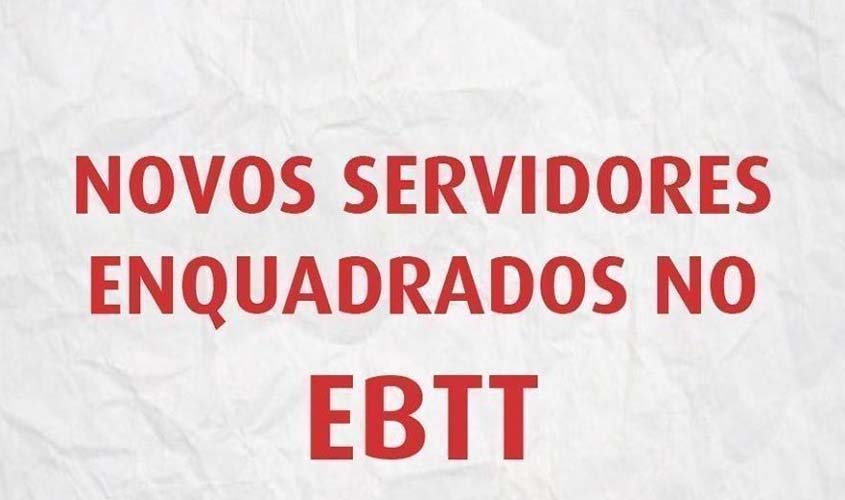 Novos professores federais de Rondônia são enquadrados no EBTT