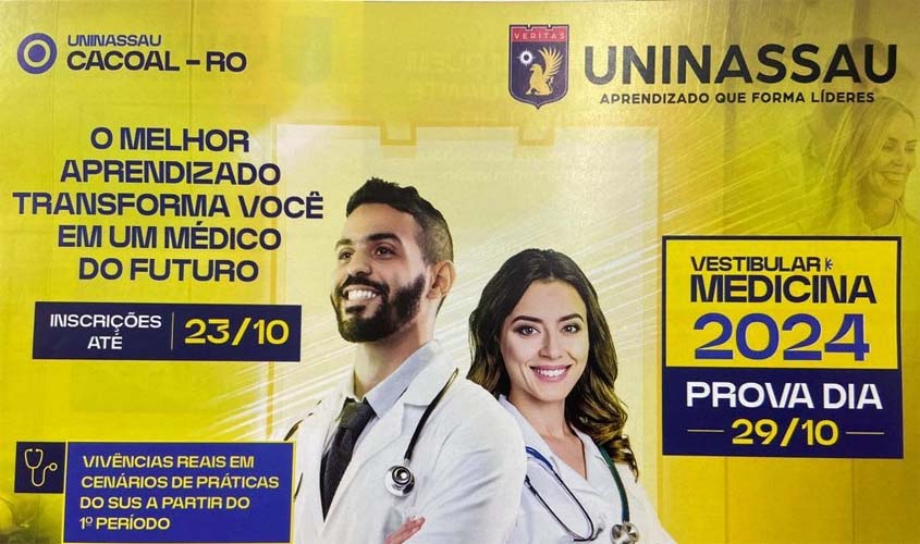 UNINASSAU abre inscrições para o Vestibular de Medicina 2024.1