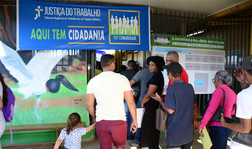 TRT Comunidade oferece serviços e empregos em Porto Velho