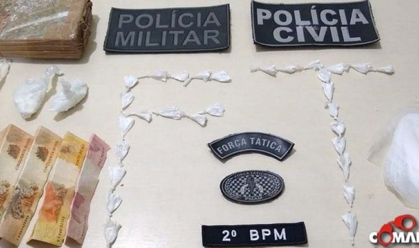 PM acaba com mais um comércio de drogas em Ji-Paraná e prende suposto traficante