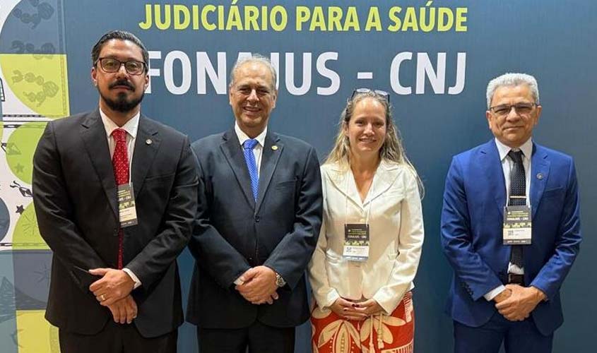 Presidente do TJRO enfatiza Fórum da Saúde do Judiciário em congresso nacional