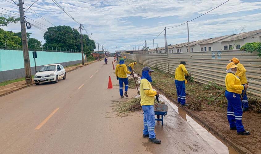 Prefeitura de Porto Velho intensifica serviços de limpeza e ações em diversas áreas
