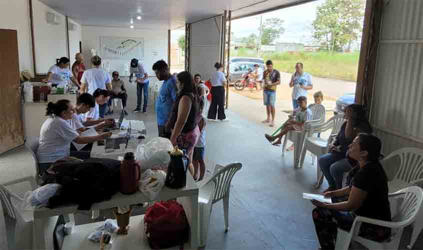 Vacinação itinerante no bairro Rondon