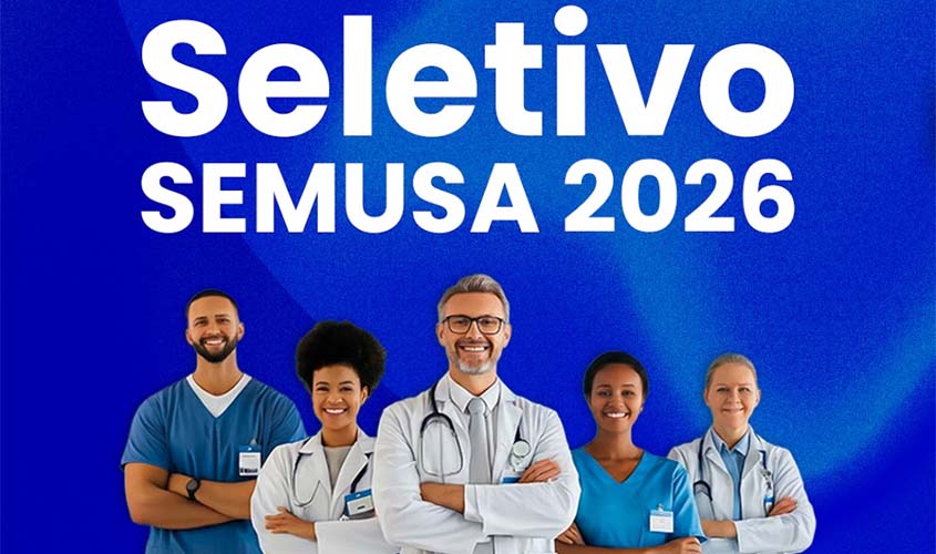 Prefeitura abre seleção na saúde de 7 a 14 de abril