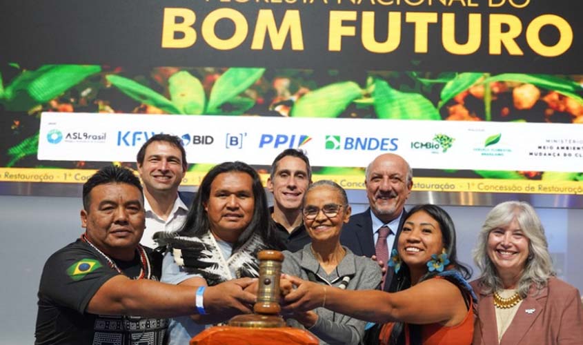 Governo realiza primeira concessão de créditos de carbono em RO