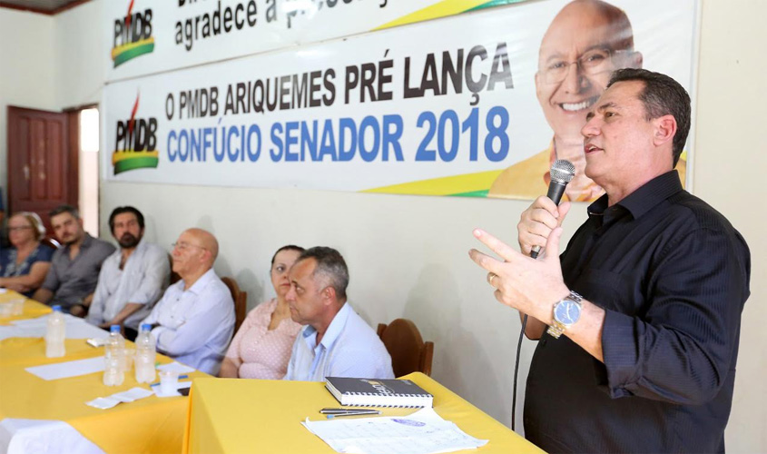 No próximo sábado (12), em Porto Velho, MDB vai lançar nomes para as eleições deste ano