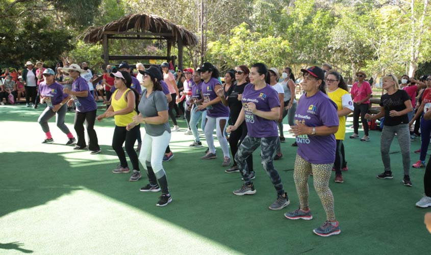 Mães dos projetos Viva Bem e Viver ativo celebram no Parque Natural