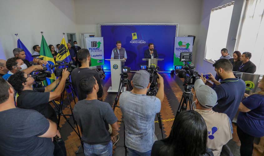 Parceria entre Município e Estado vai garantir 230 quilômetros de asfalto em Porto Velho