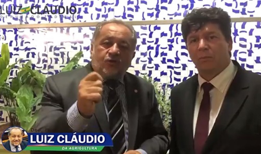 Luiz Cláudio garante R$ 2,5 milhões para construção de Ponte em Presidente Médici