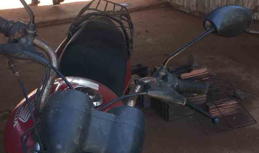 Urupá: Policia Militar recupera mais moto furtada