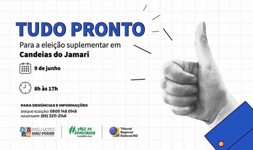 Eleição em Candeias do Jamari: confira as orientações para a votação