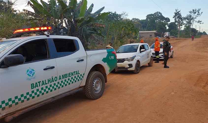 Polícia Ambiental realiza patrulhamento preventivo contra queimadas urbanas 