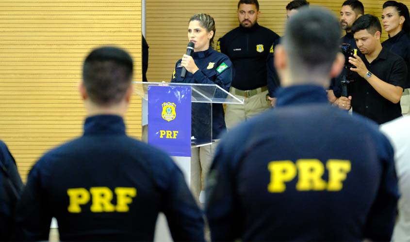 Deputados estaduais participam de posse de nova superintendente da PRF em Rondônia