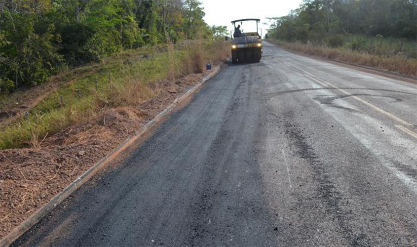 Recuperação das rodovias 267 e 135 é concluída e garante melhor trafegabilidade para a população em Rondônia