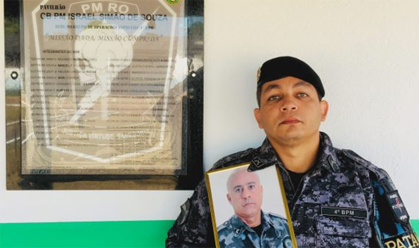 Filhos se inspiram na trajetória do pai, oficial da Polícia Militar de Rondônia