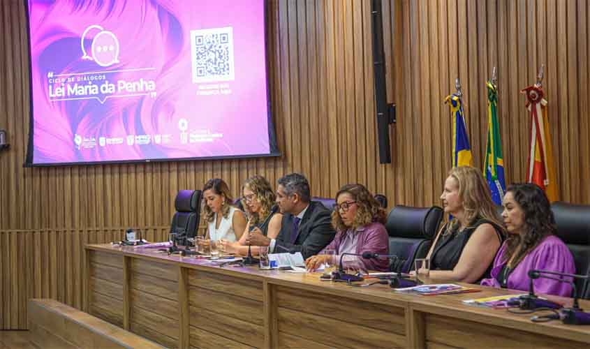 Construção social de gênero é elemento estruturante para violência contra mulher, alertam palestrantes em evento no MPRO