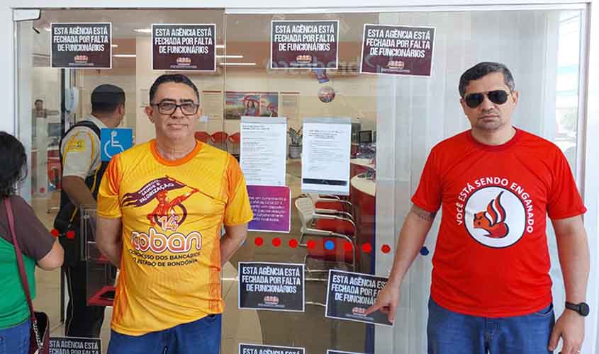 Por falta de funcionários, agência do Bradesco ficou fechada por 24 horas