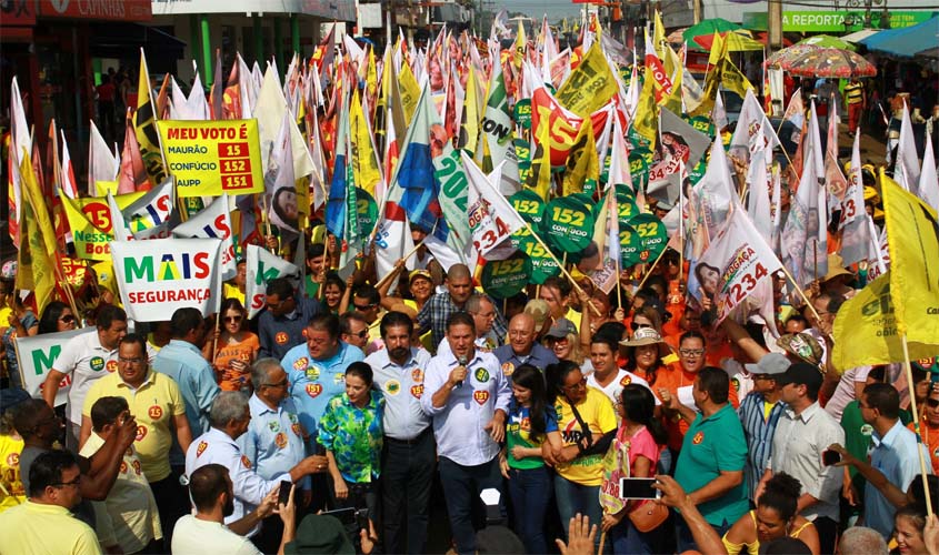 Maurão de Carvalho fez grande caminhada em Porto Velho