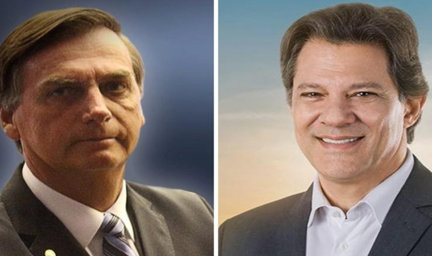 BOLSONARO x HADDAD: Com 100% das urnas apuradas, 2º turno está definido