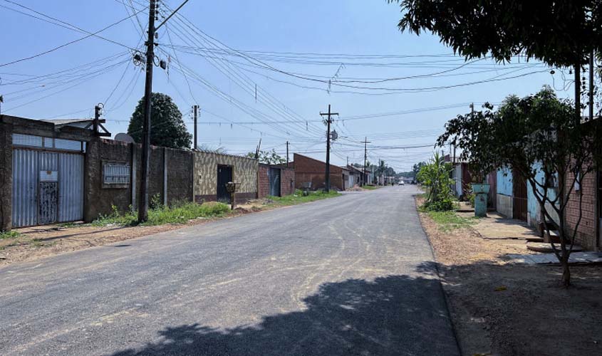 Concluída pavimentação das ruas do bairro Socialista em Porto Velho