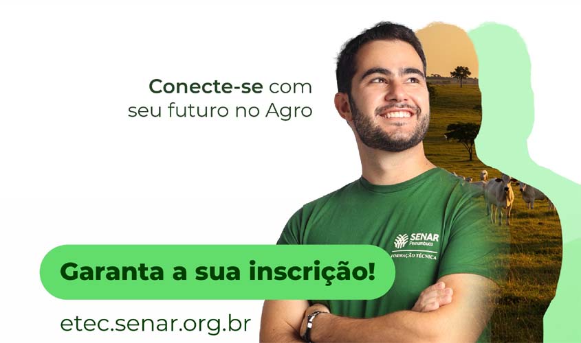 SENAR abre 360 vagas para cursos técnicos em RO