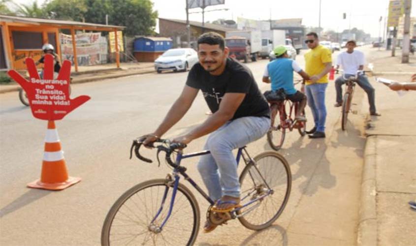 Detran Rondônia alerta sobre direitos e obrigações dos ciclistas no trânsito