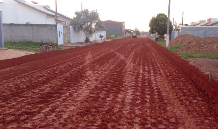 Município recebe mais infraestrutura de pavimentação asfáltica do Governo de Rondônia