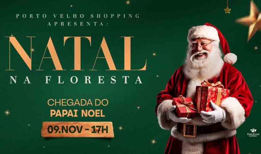 Magia do Natal chega com grande festa no Porto Velho Shopping