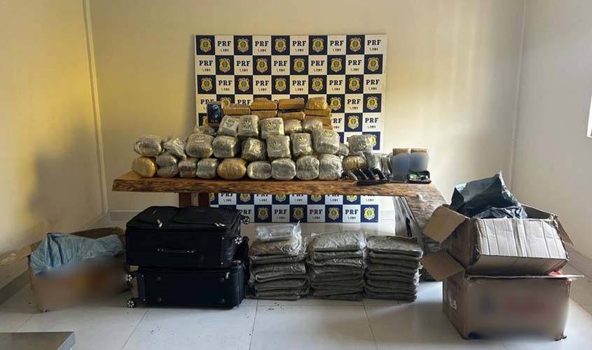 PRF apreende drogas e armas em Pimenta Bueno (RO)