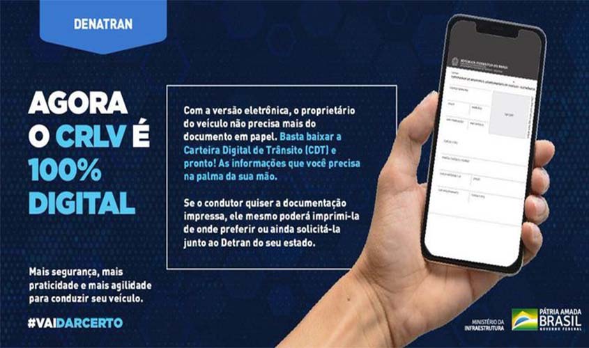 Detrans terão prazo até junho para adequação à CRLV digital