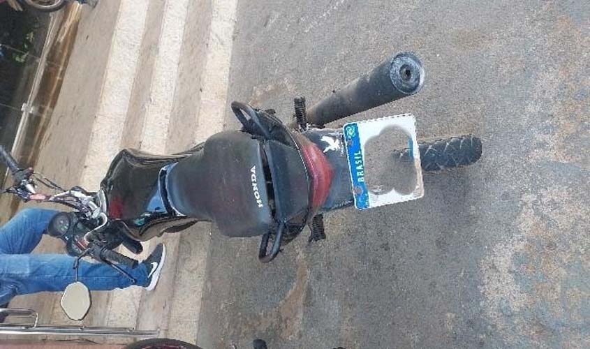 Motocicleta clonada é apreendida no centro da capital