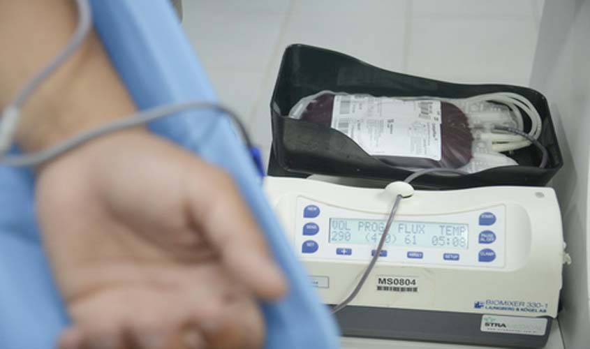 No Brasil, mais de 3 milhões de doações de sangue são realizadas anualmente no SUS