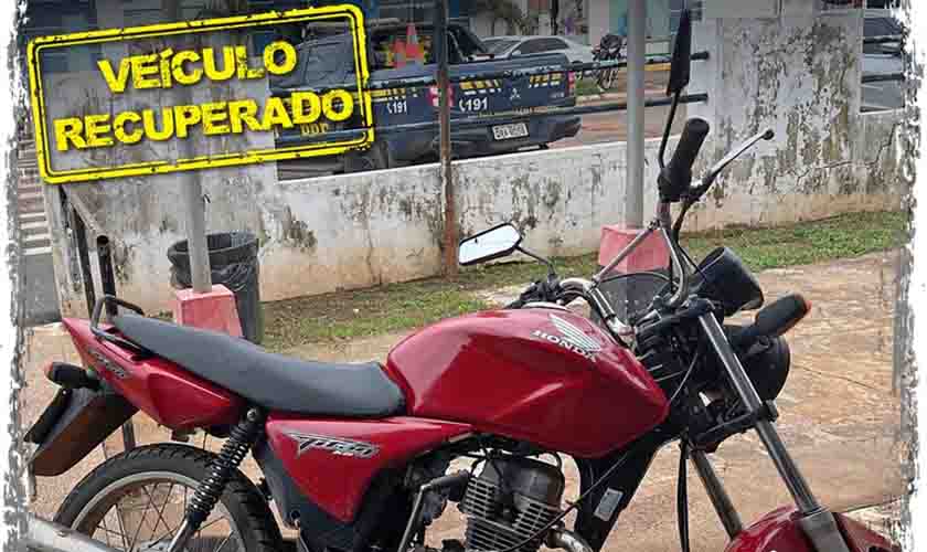 Em Rondônia, PRF recupera duas motocicletas roubadas