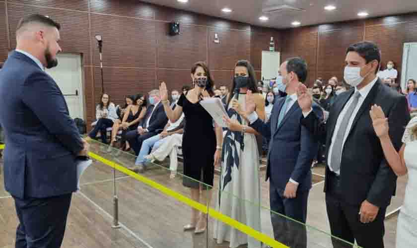 Márcio Nogueira empossa diretoria de Ouro Preto do Oeste – triênio 2022-2024 – e abre semana de homenagem às mulheres