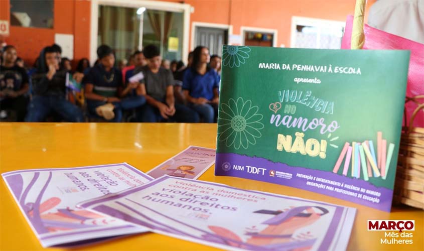 Maria da Penha vai à Escola: MP lança projeto para construção de consciência coletiva do respeito à mulher