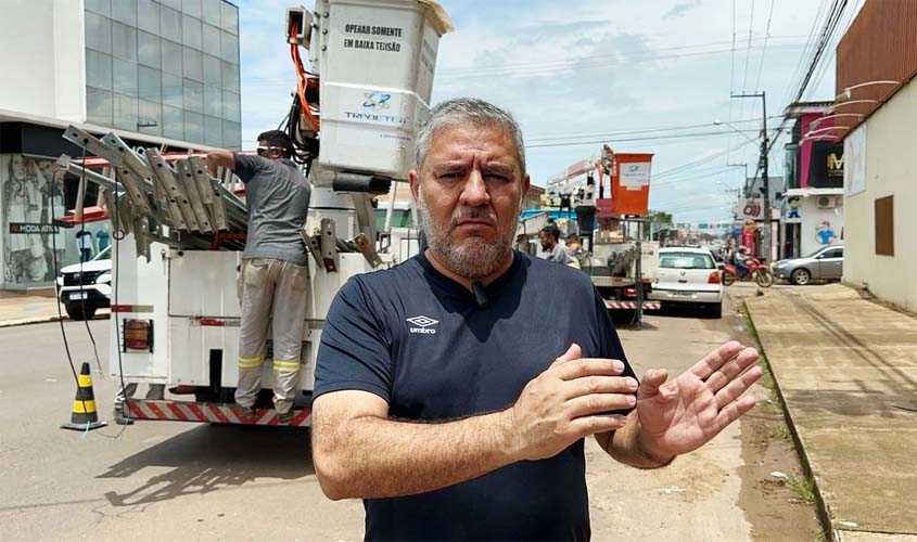 Troca de luminárias na avenida Calama promove segurança e bem-estar, atendendo pedido do vereador Everaldo Fogaça