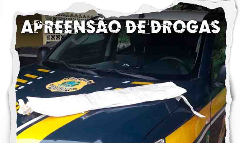 Em Porto Velho/RO, PRF apreende 3,29 Kg de Cocaína