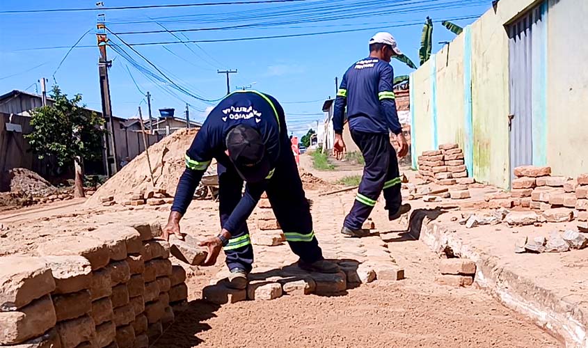 Prefeitura recupera entrada do bairro Novo Urupá