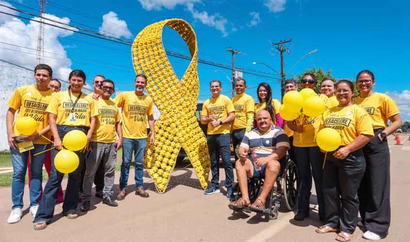 Campanha é lançada em Porto Velho com foco na redução de acidentes de trânsito e proteção à vida