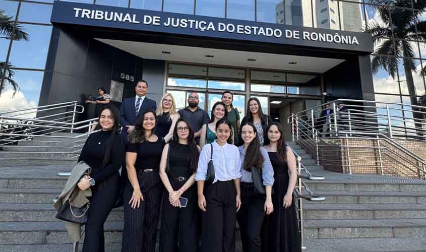 OAB Rondônia leva novos advogados aos principais órgãos da Justiça