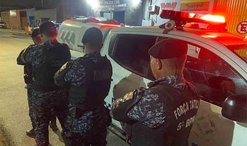 Força Tática do 5º Batalhão prende foragido acusado de homicídio brutal em Porto Velho