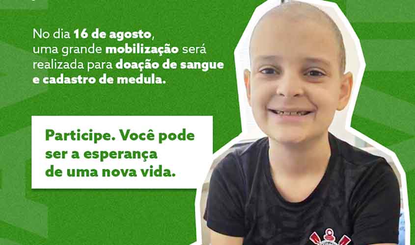 OAB Rondônia e CAARO firmam parceria com Fhemeron em busca de doador de medula para Davi Lucas