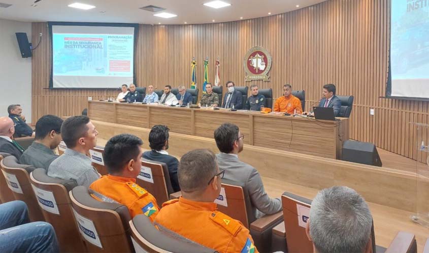 OAB/RO participa de solenidade de encerramento do mês da segurança institucional no MP e destaca parceria entre as instituições