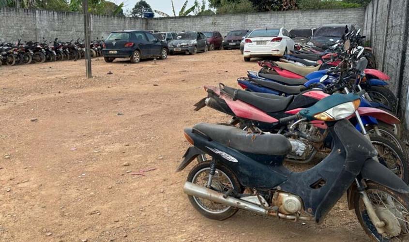 Detran Rondônia abre leilão eletrônico de veículos com visitações disponíveis a partir do dia 11