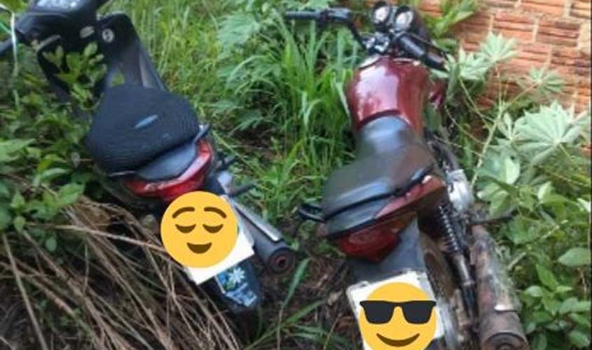 Policiais militares do 9º BPM recuperam motocicletas roubadas