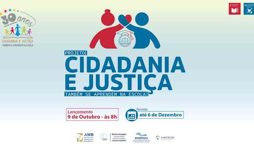 Emeron lança nesta quarta, 9, projeto para levar cidadania e justiça às escolas públicas de Rondônia