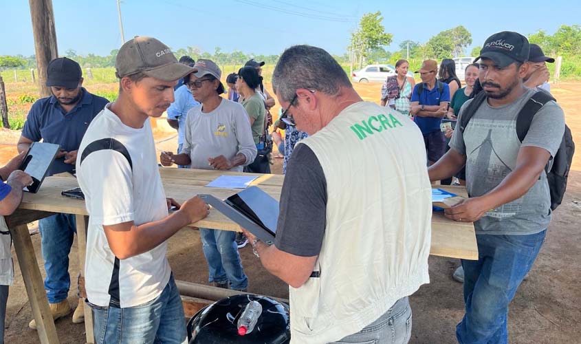 Incra cadastra 94 famílias do acampamento Nova Esperança