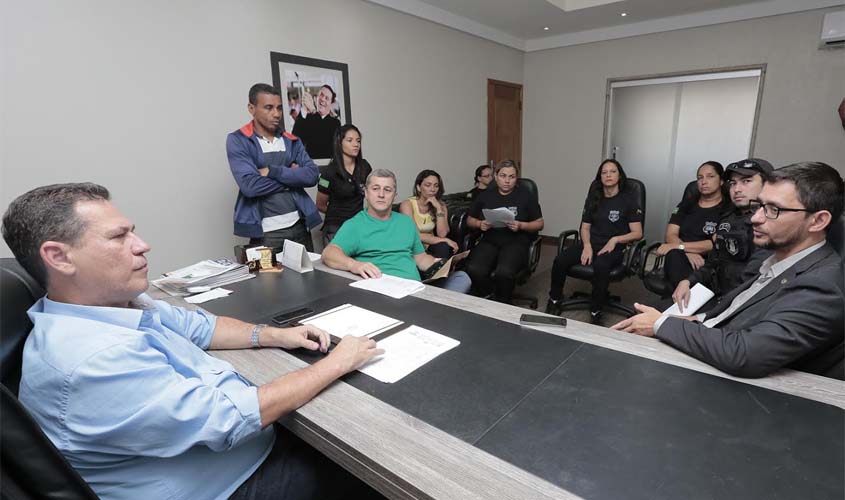 Presidente Maurão recebe comissão de agentes socioeducadores